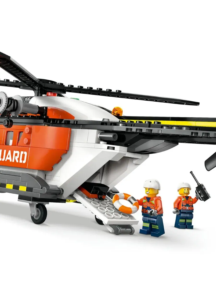 Игрушечный вертолет береговой охраны LEGO City 60503, 551 деталь — изображение 3 из 14, мульти