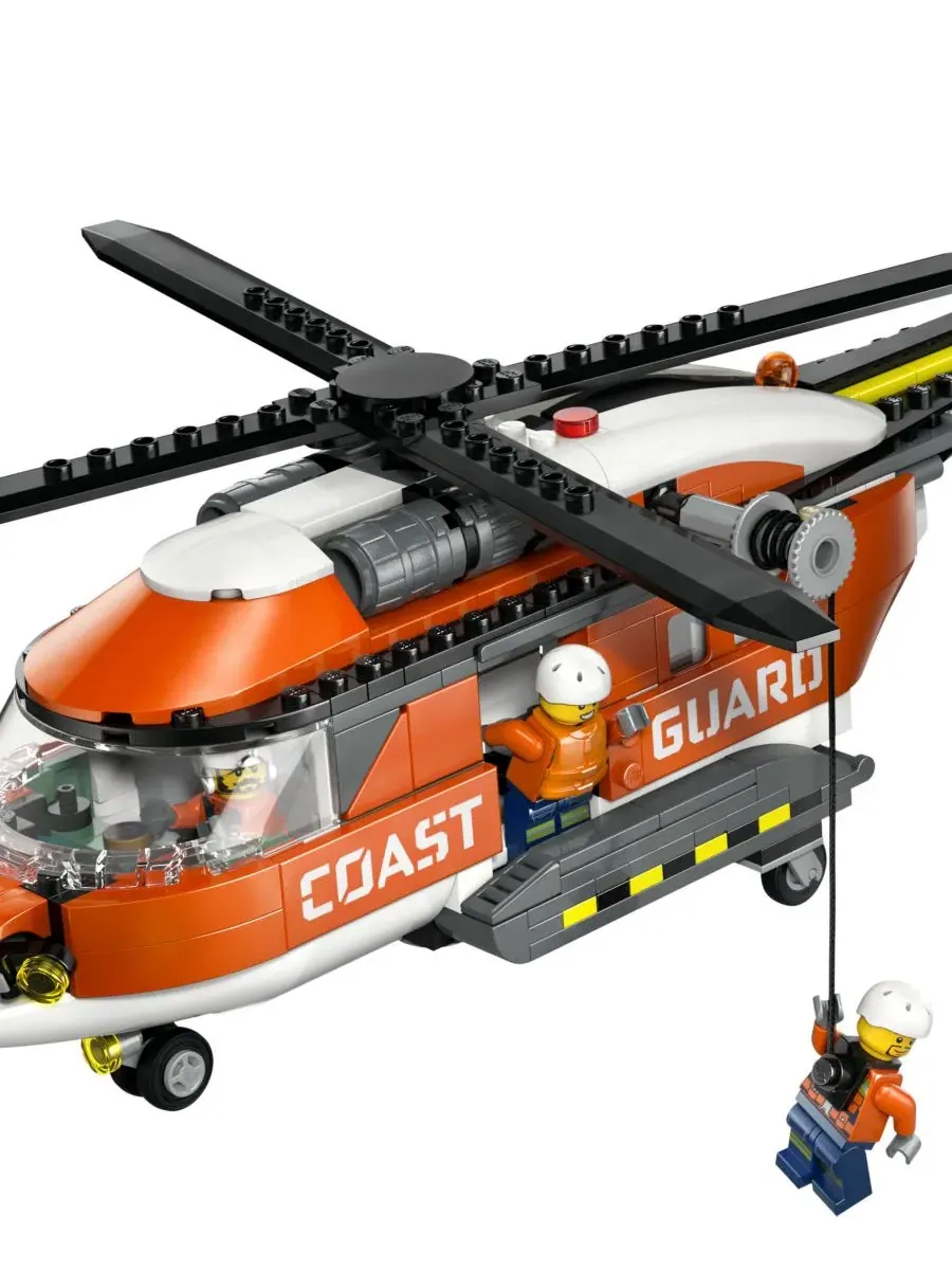 Игрушечный вертолет береговой охраны LEGO City 60503, 551 деталь — изображение 8 из 14, мульти