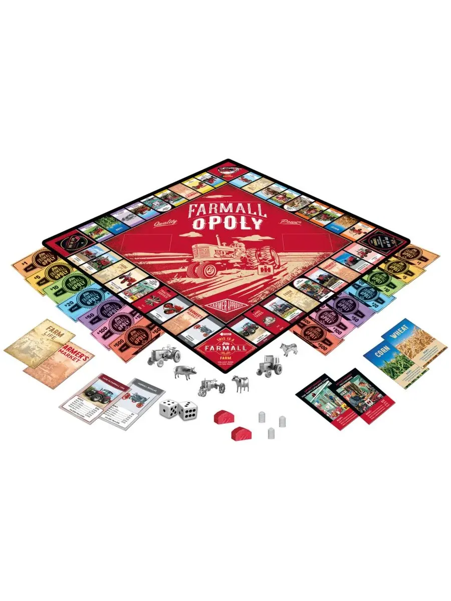 Настольная игра Farmall Opoly MasterPieces Puzzles — изображение 2 из 3, мульти
