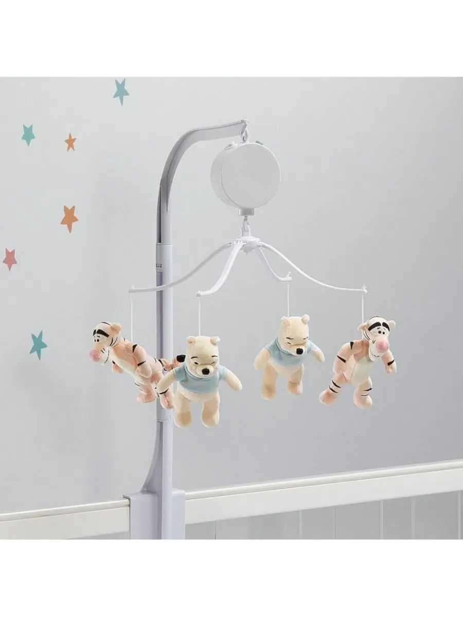 Музыкальный мобиль для детской кроватки Disney Baby «Винни-Пух обнимает» - соска-пустышка Lambs & — изображение 5 из 6