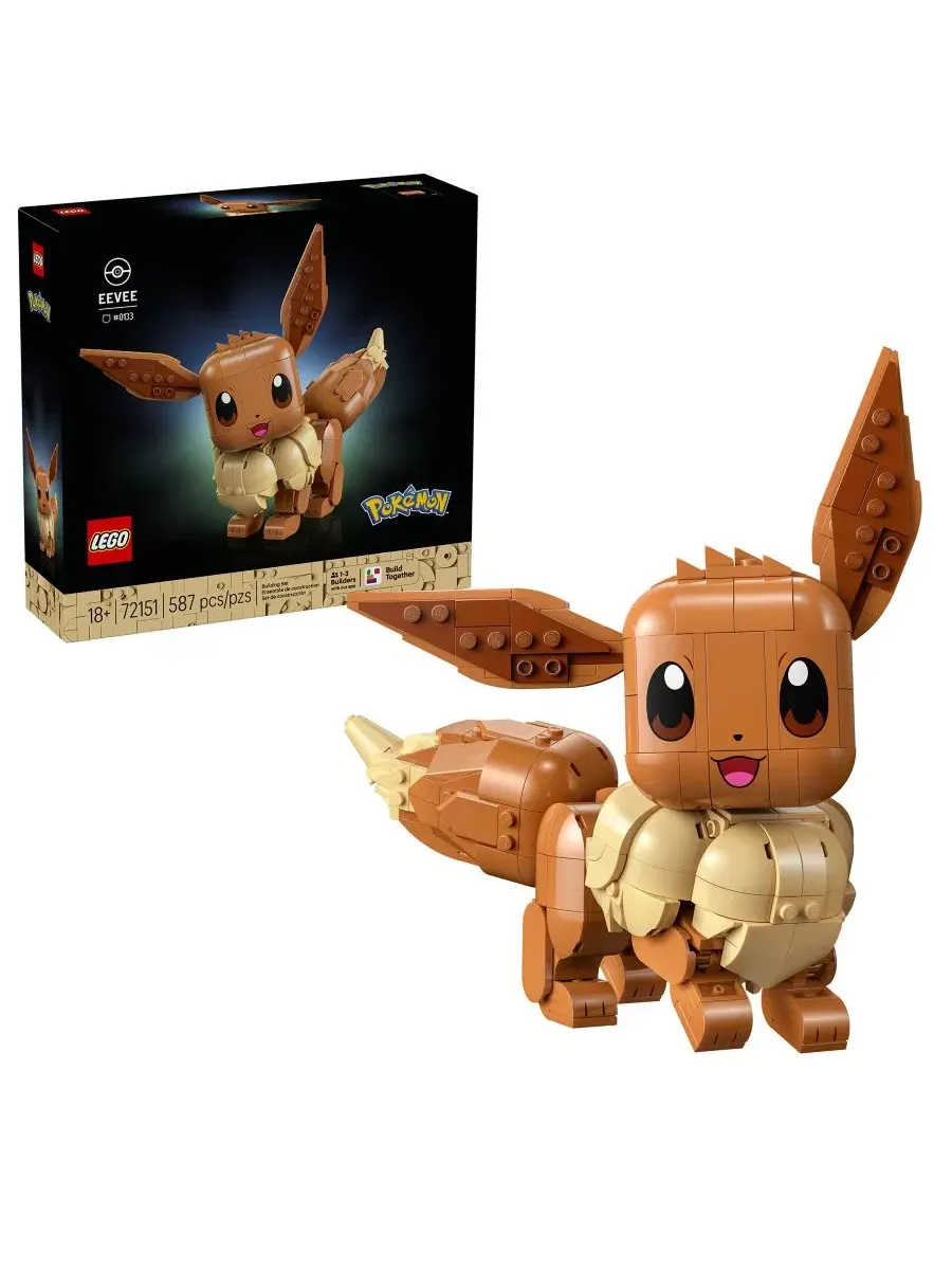 Конструктор LEGO Pokémon Eevee 72151, 587 деталей