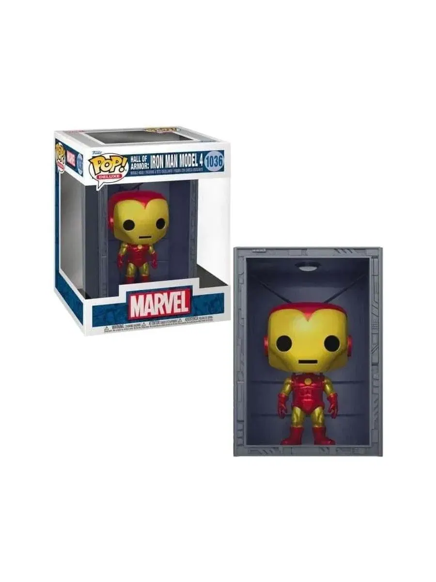 Коллекционная фигурка Iron Man Model 4 Hall of Armor Funko, 9.5 см — изображение 3 из 3, нет цвета