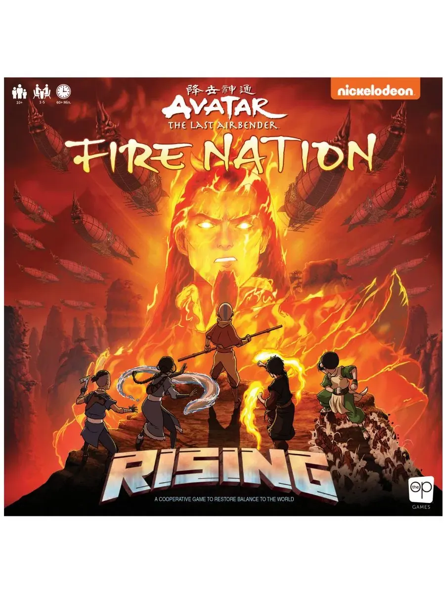 Настольная игра Avatar: The Last Airbender Fire Nation Rising USAopoly — изображение 2 из 7, нет цвета