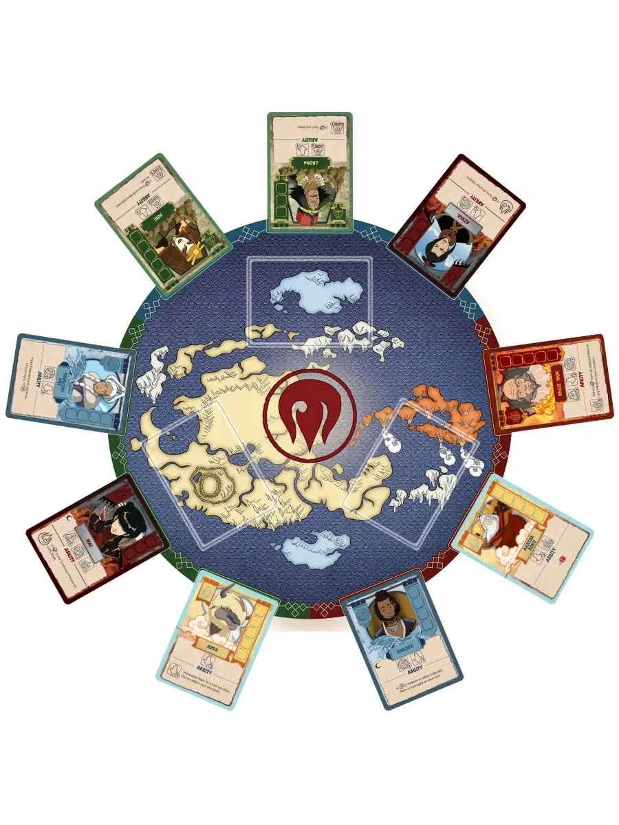 Настольная игра Avatar: The Last Airbender Fire Nation Rising USAopoly — изображение 6 из 7, нет цвета