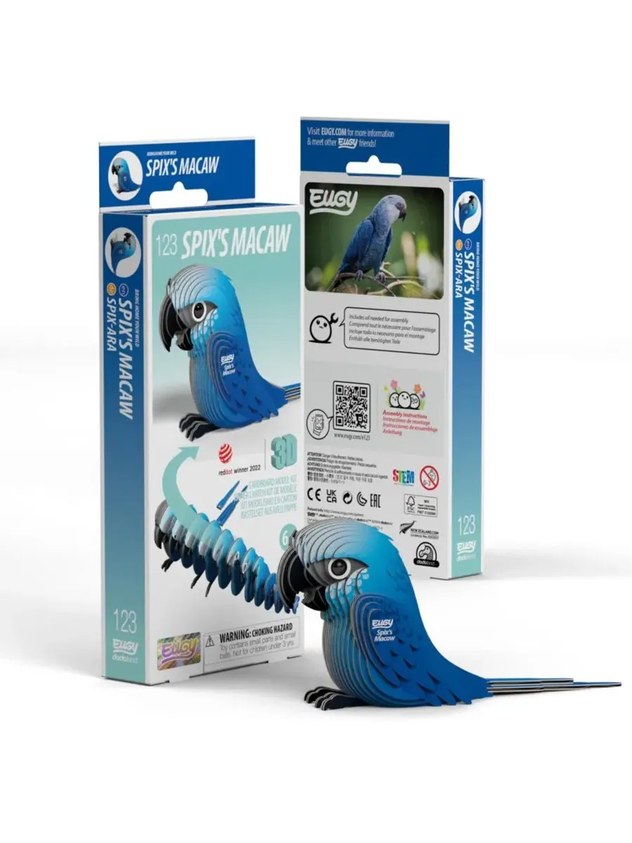 3D-пазл Spix's Macaw Eugy