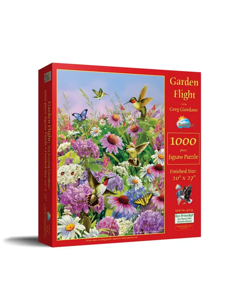 Пазл 1000 элементов Garden Flight SunsOut
