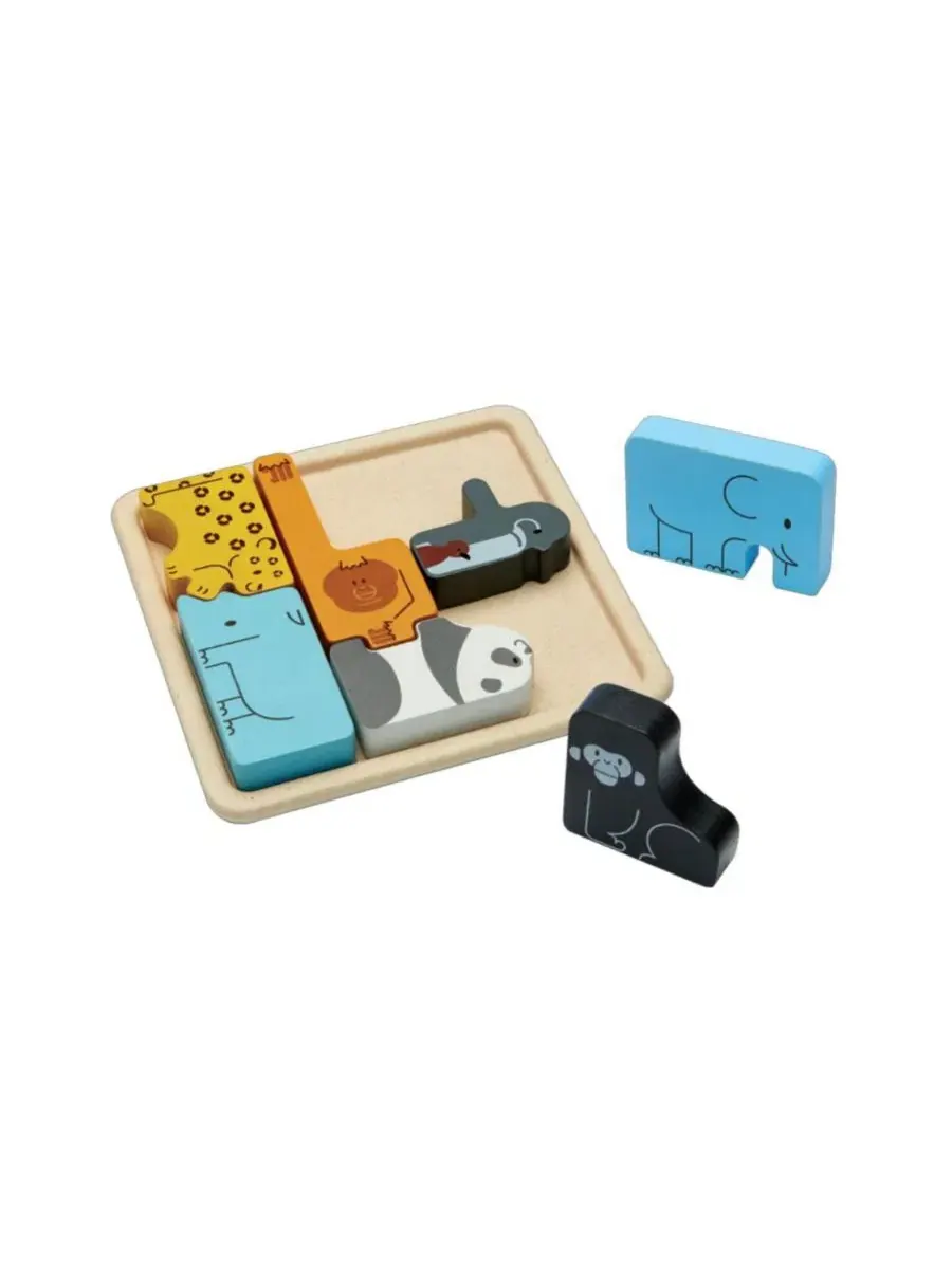 Головоломка с животными от Plan Toys Plantoys — мульти