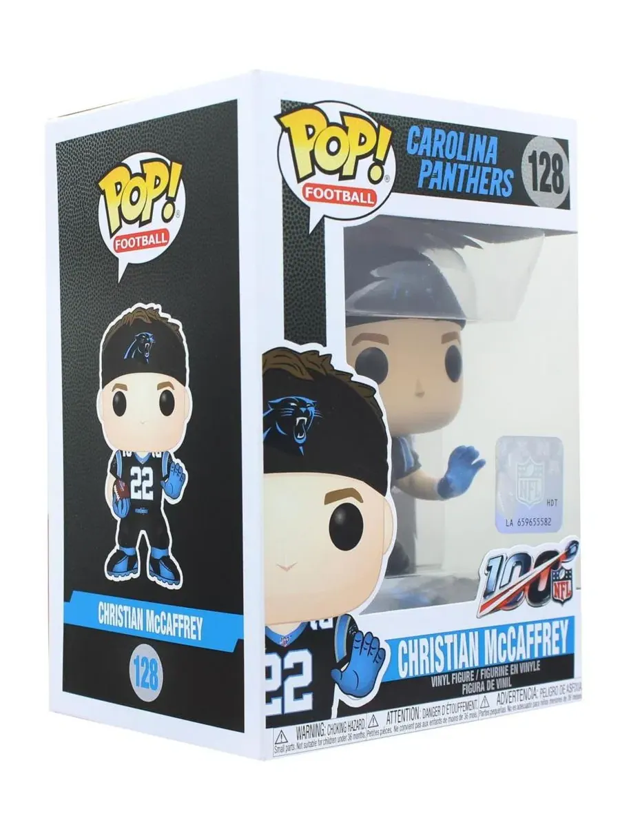 Фигурка Funko POP Carolina Panthers из НФЛ, Кристиан Маккафри — изображение 3 из 3, нет цвета