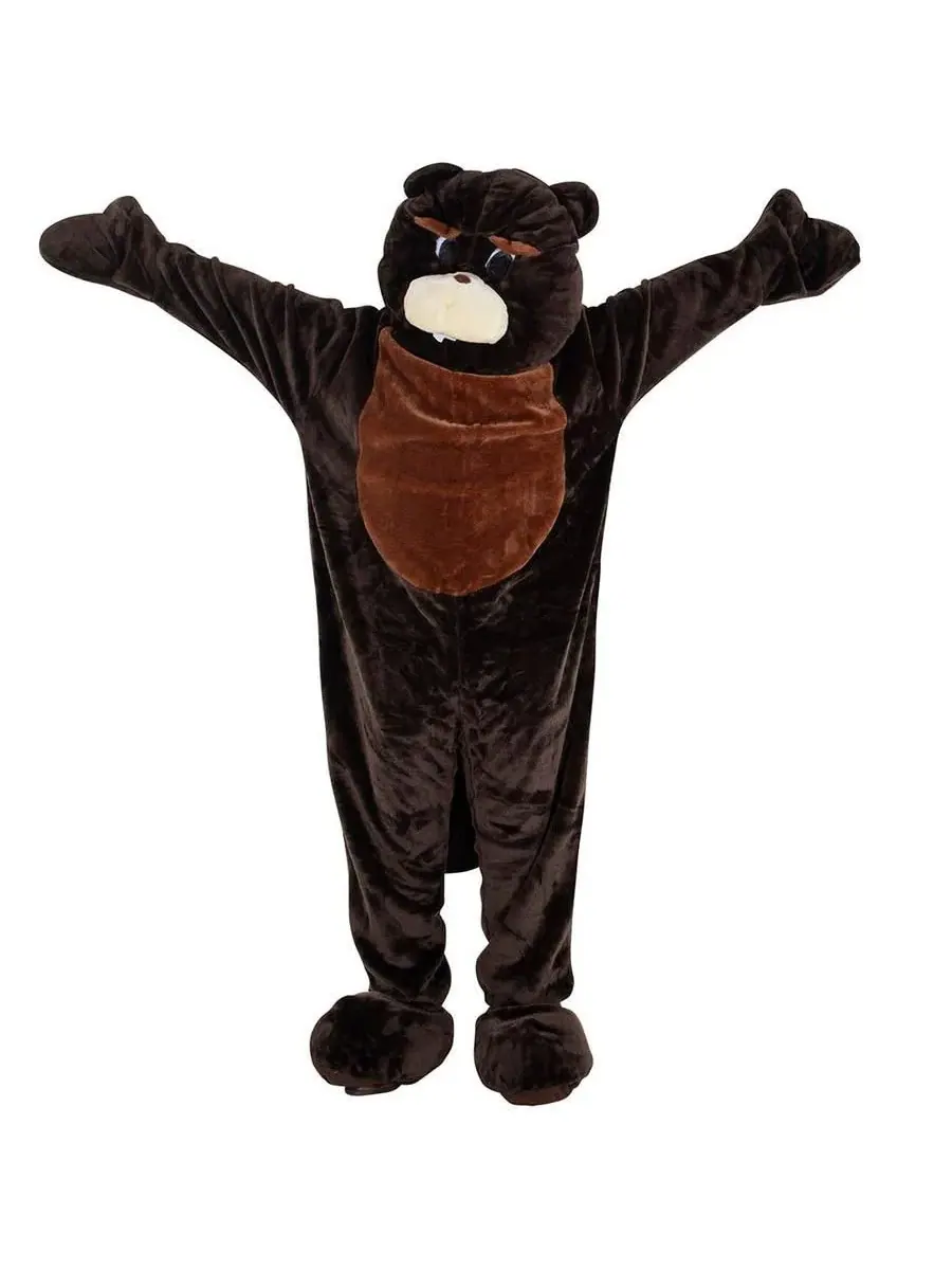 Костюм бобра с хвостом и головой Brown Beaver Mascot Dress Up America