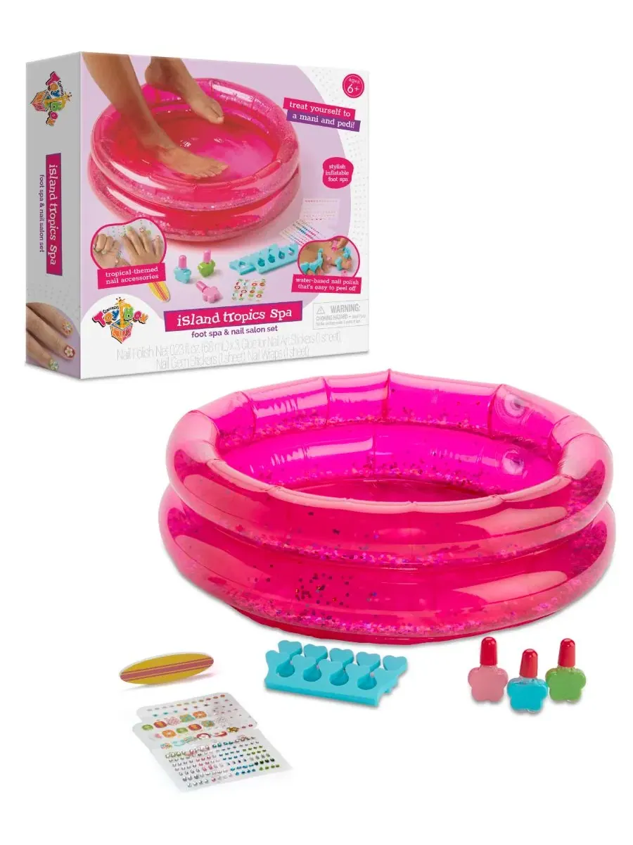 Набор для маникюра и педикюра Island Tropics Foot Spa Geoffrey'S Toy Box — мульти