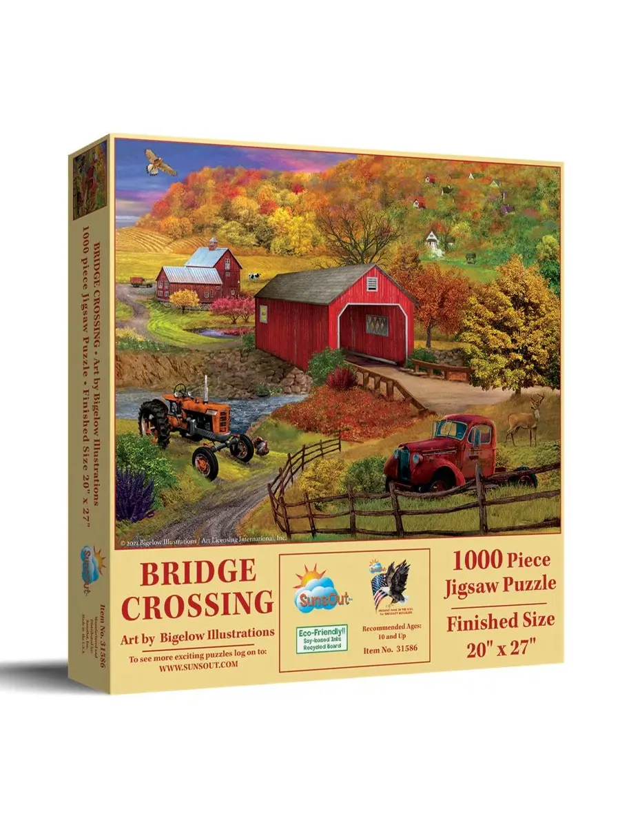 Пазл Bridge Crossing 1000 элементов SunsOut