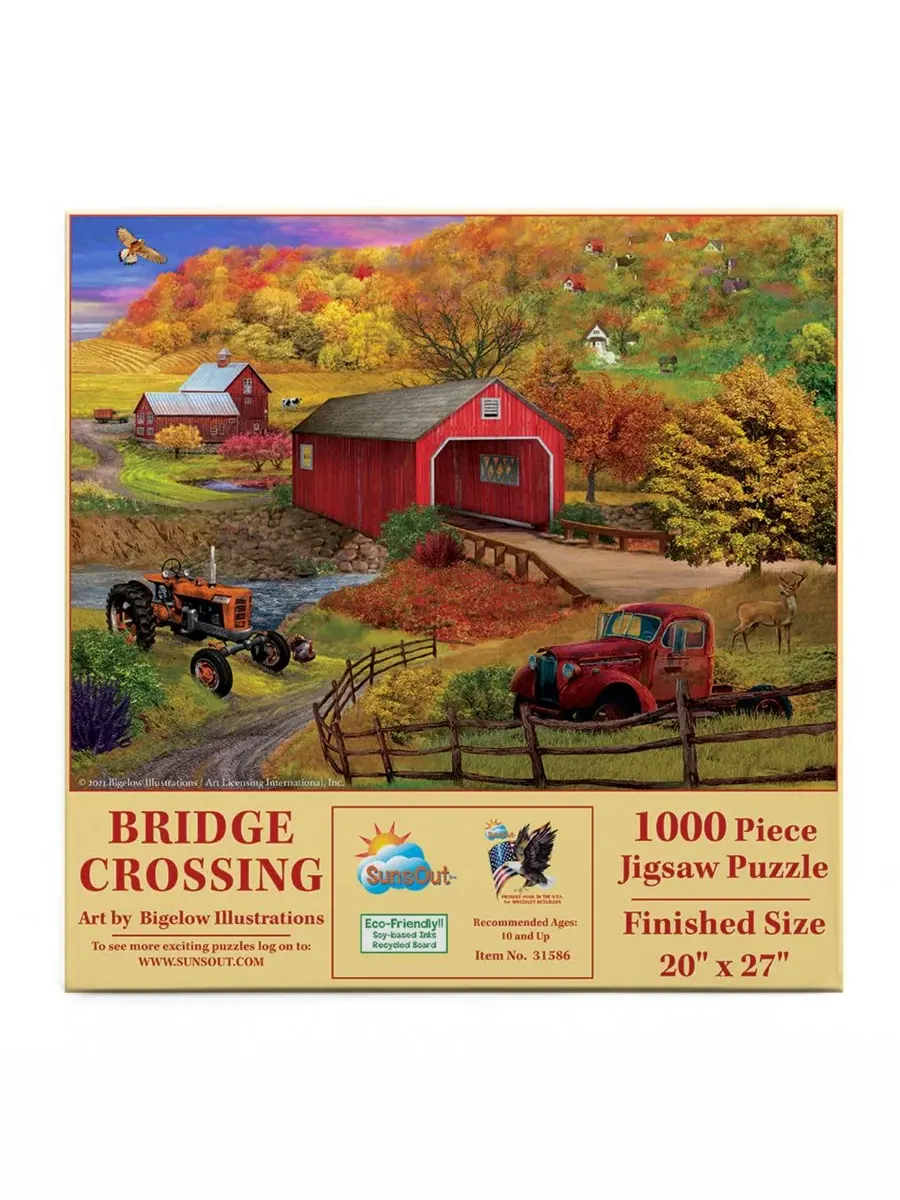 Пазл Bridge Crossing 1000 элементов SunsOut — изображение 2 из 3, нет цвета