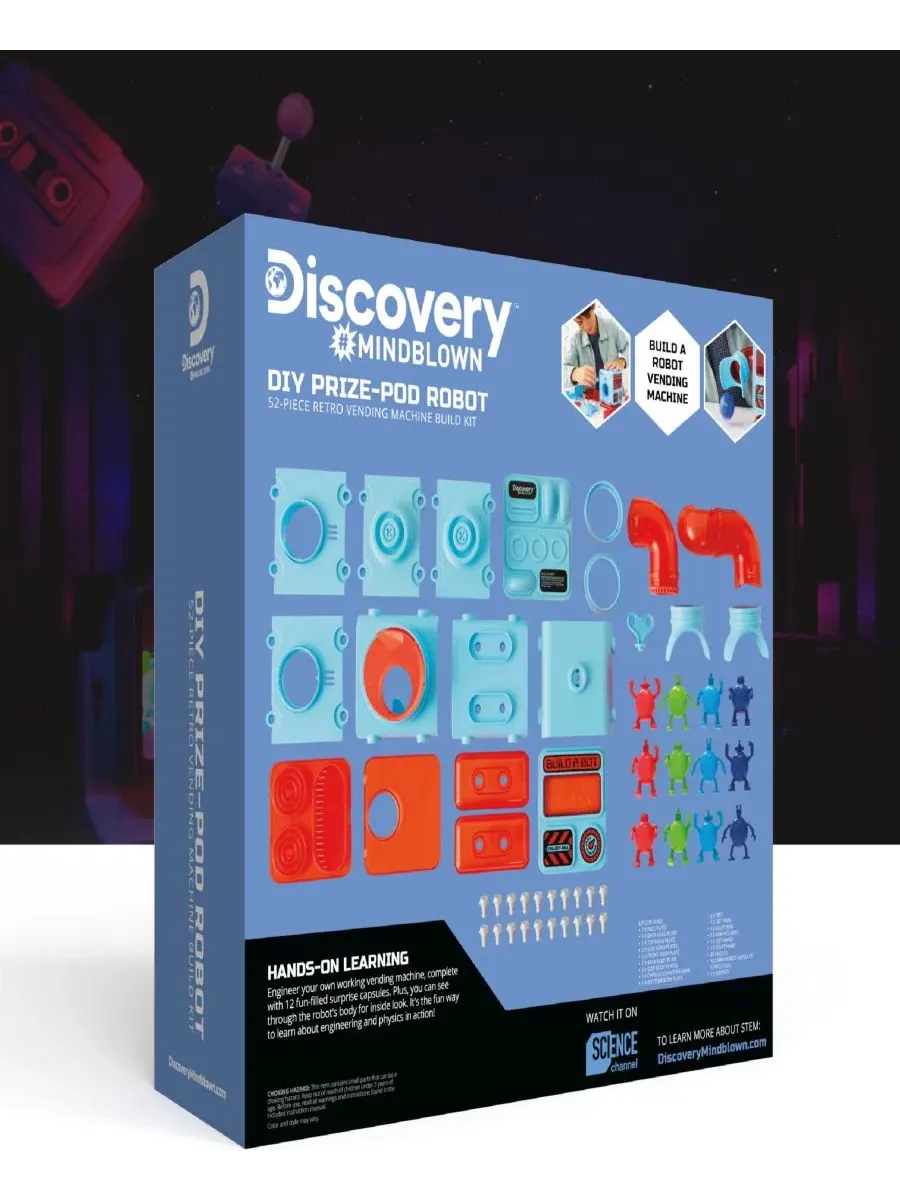 Набор для сборки ретро-торгового автомата «Сделай сам» Discovery — изображение 8 из 8, синий