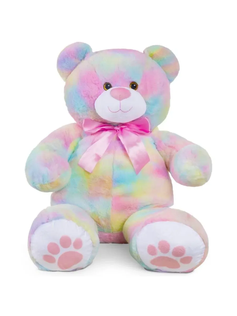 Мягкая игрушка медведь 89 см с галстуком-бабочкой, Pastel Best Choice Products