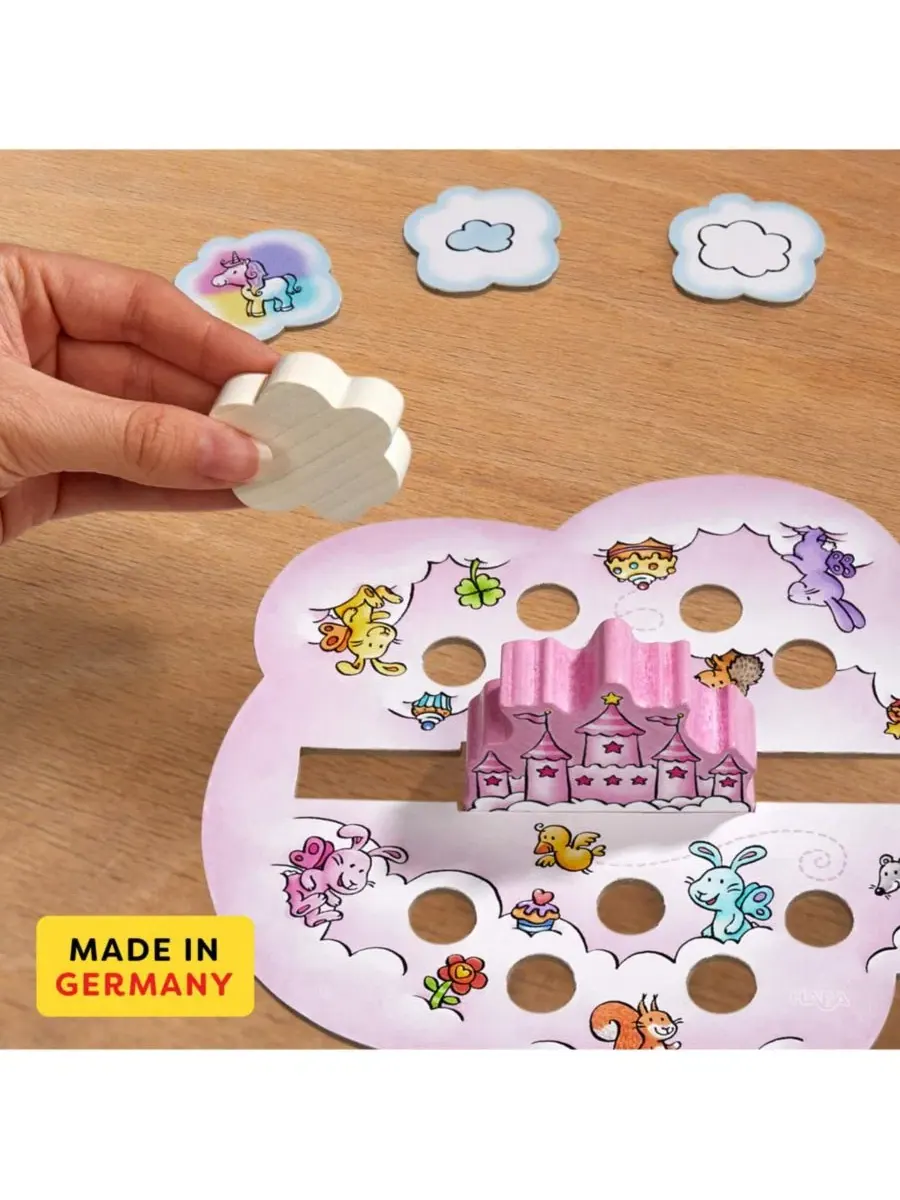 Настольная игра Unicorn Glitterluck, The Cloud Stacking Haba — изображение 3 из 7, нет цвета