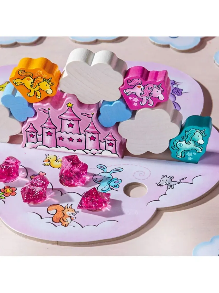 Настольная игра Unicorn Glitterluck, The Cloud Stacking Haba — изображение 6 из 7, нет цвета