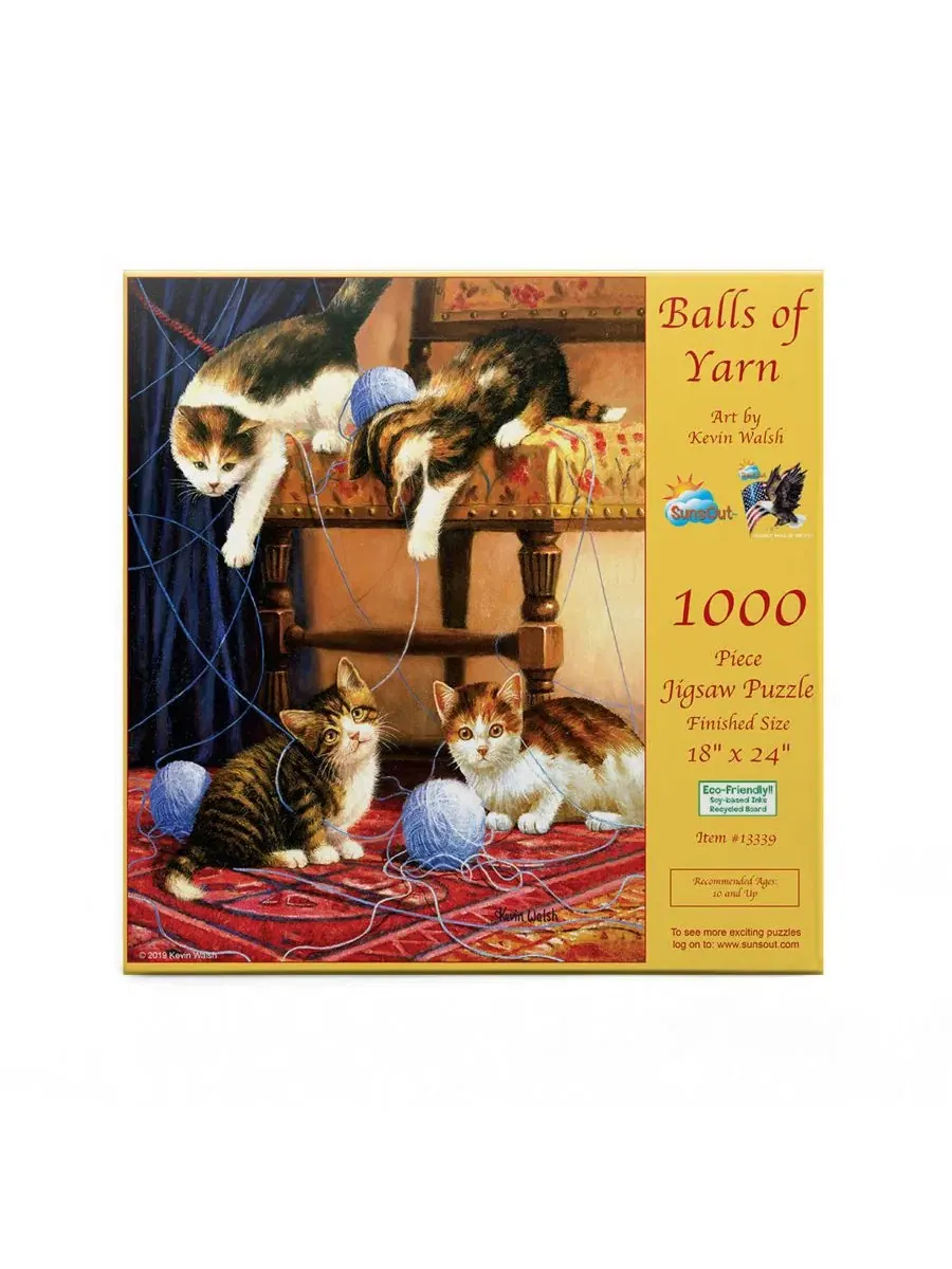 Пазл 500 деталей «Balls of Yarn» SunsOut — изображение 3 из 5, нет цвета