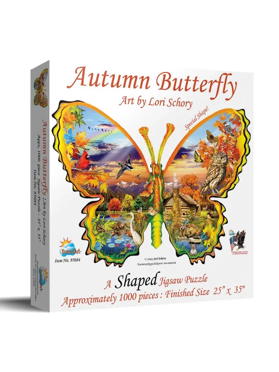 Пазл 1000 элементов «Autumn Butterfly» SunsOut
