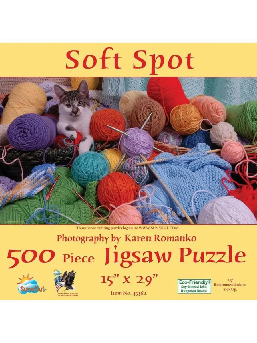 Пазл 500 элементов Soft Spot SunsOut — изображение 2 из 5, нет цвета
