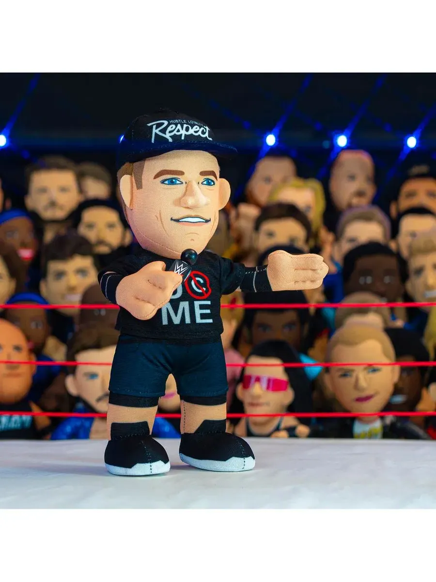 Мягкая игрушка Джон Сина 25 см, WWE Bleacher Creatures — изображение 4 из 6, нет цвета