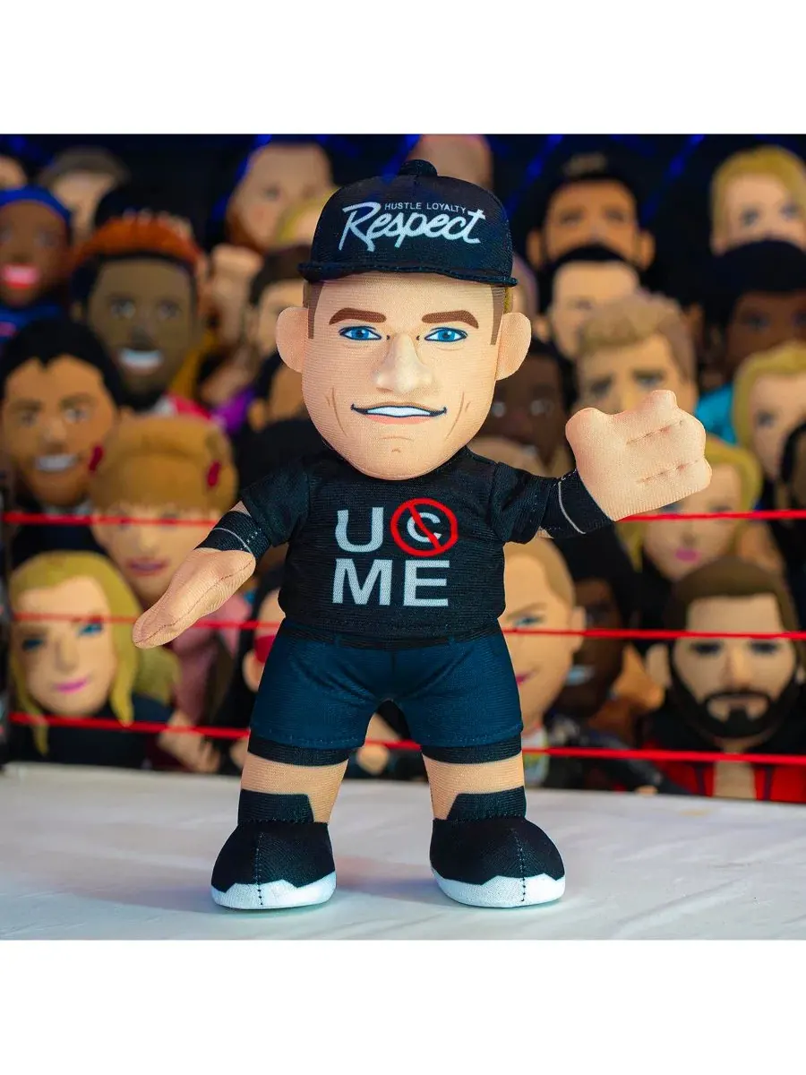 Мягкая игрушка Джон Сина 25 см, WWE Bleacher Creatures — изображение 5 из 6, нет цвета