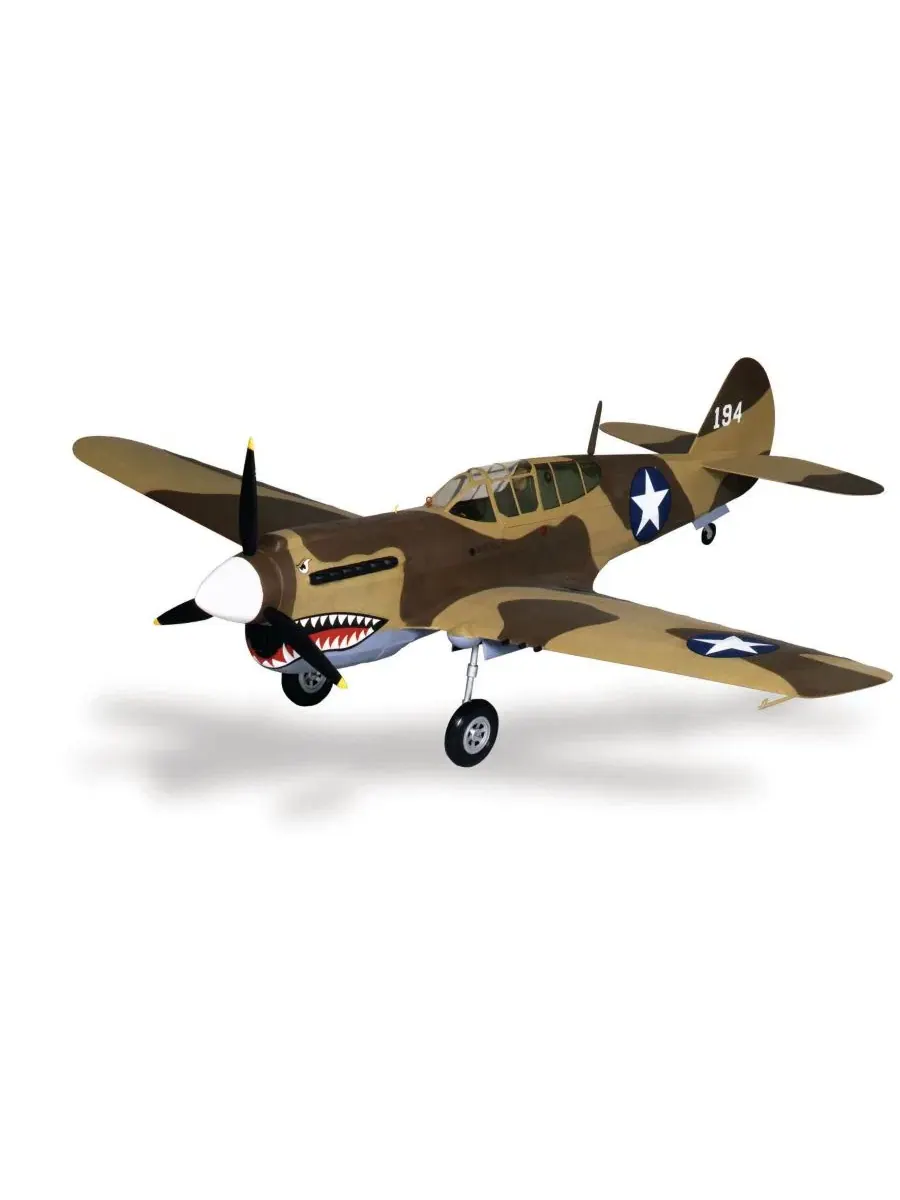 Набор для сборки модели самолета P-40 Warhawk, вырезанный лазером Guillow'S — мульти