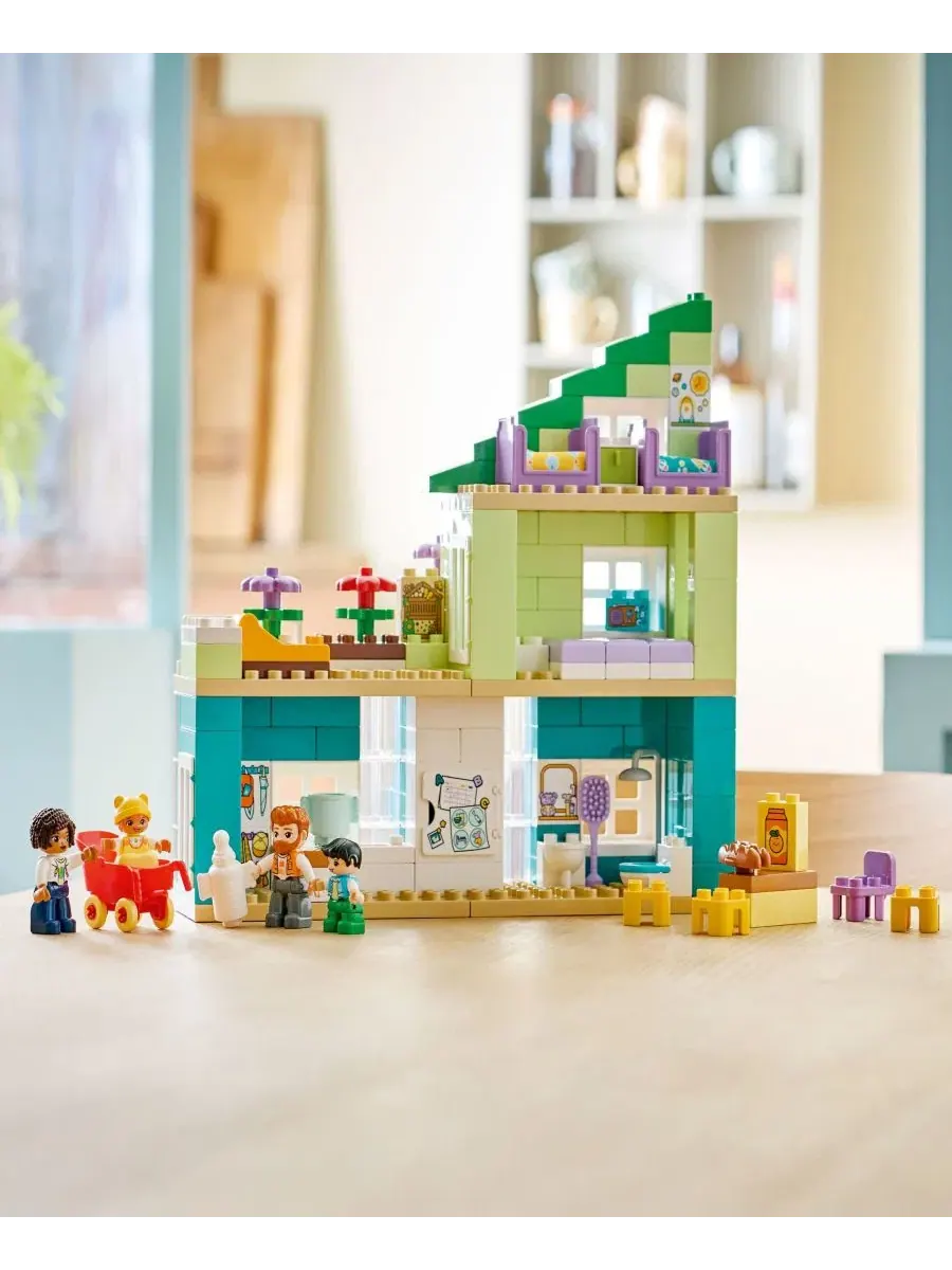 Набор для сборки «Современный семейный дом 3 в 1» от DUPLO Town, 166 деталей Lego — изображение 4 из 6, нет цвета