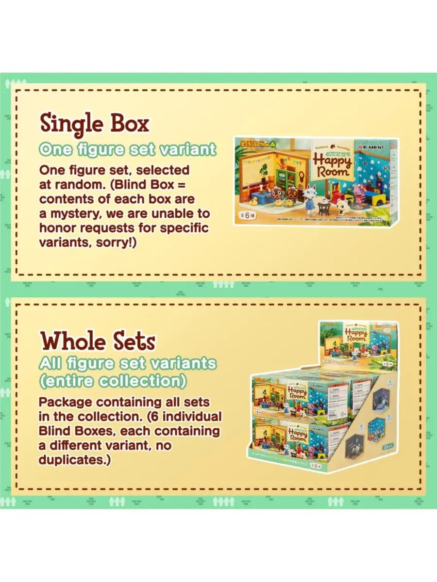 Мини-фигурка Animal Crossing Happy Room Blind Box Hamee — изображение 2 из 3, нет цвета