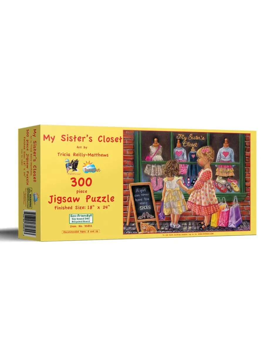 Пазл 300 элементов My Sister's Closet SunsOut, 46 x 61 см