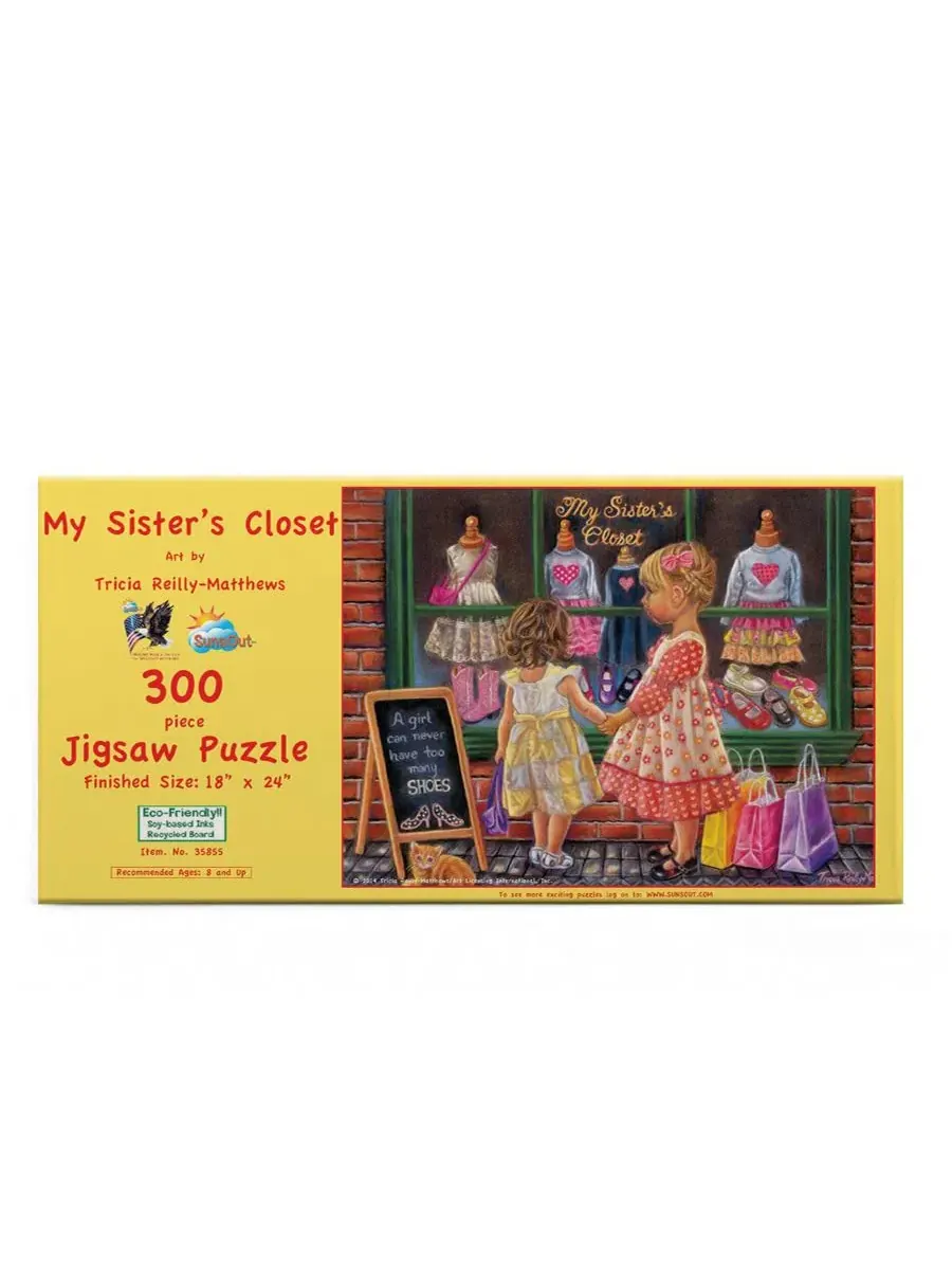 Пазл 300 элементов My Sister's Closet SunsOut, 46 x 61 см — изображение 4 из 5, нет цвета