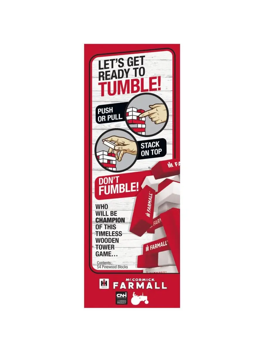 Настольная игра Tumble Tower Farmall MasterPieces Puzzles — изображение 3 из 3, нет цвета