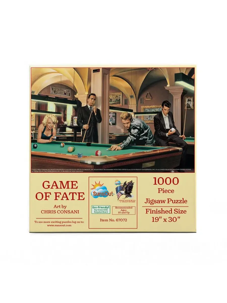 Пазл 1000 элементов Game of Fate SunsOut — изображение 3 из 4, нет цвета