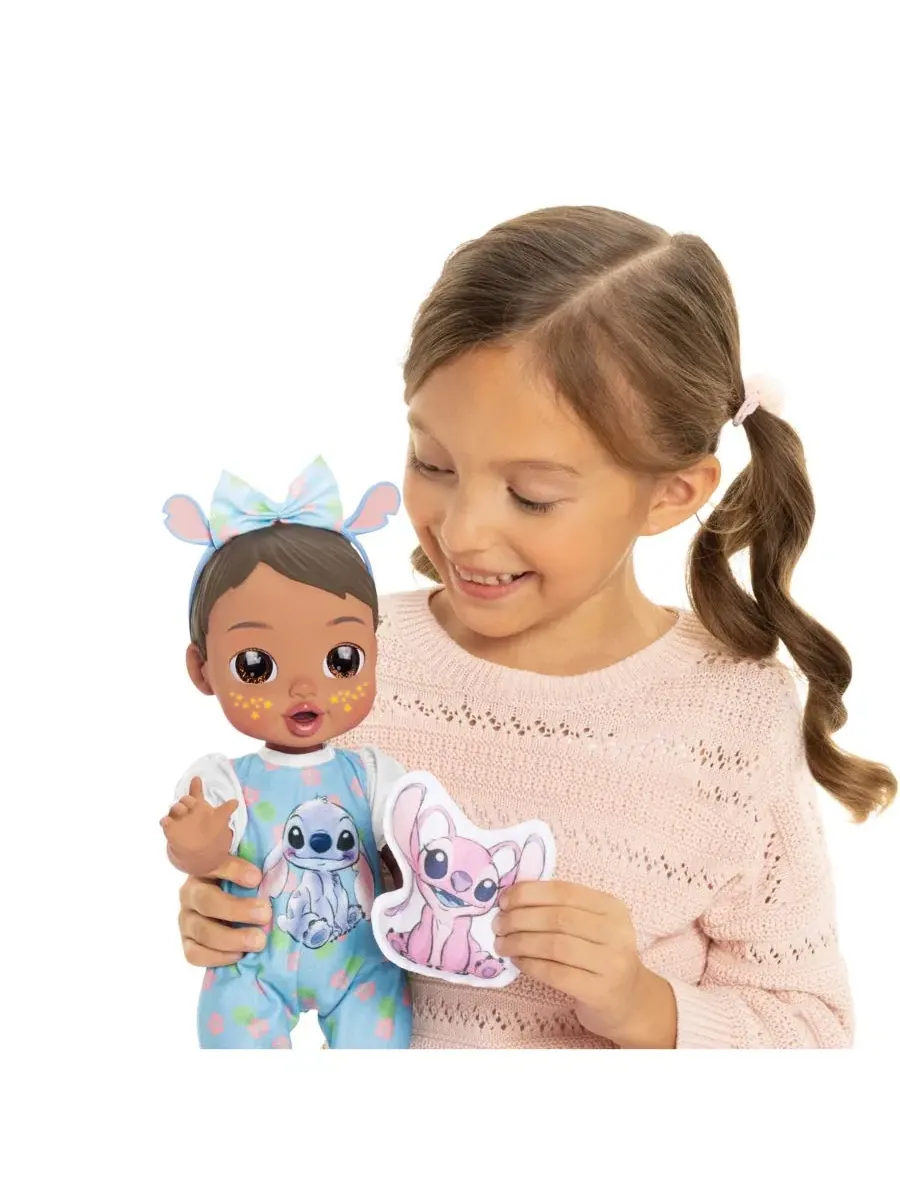 Роскошная кукла Стич со светло-каштановыми волосами и карими глазами Disney Darlings — изображение 8 из 11, мульти