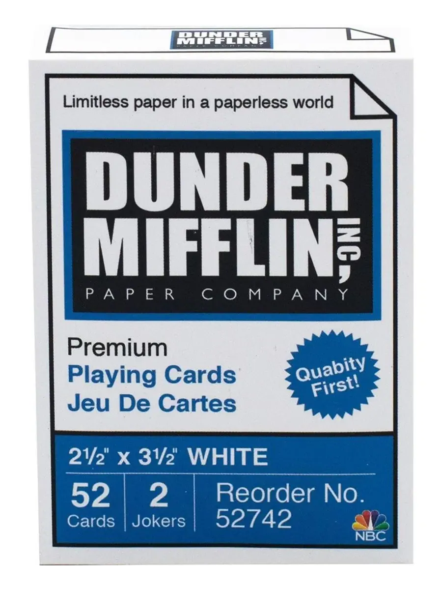Игральные карты Dunder Mifflin из сериала «Офис», Колода из 52 карт + 2 джокера Nmr Distribution — изображение 2 из 3