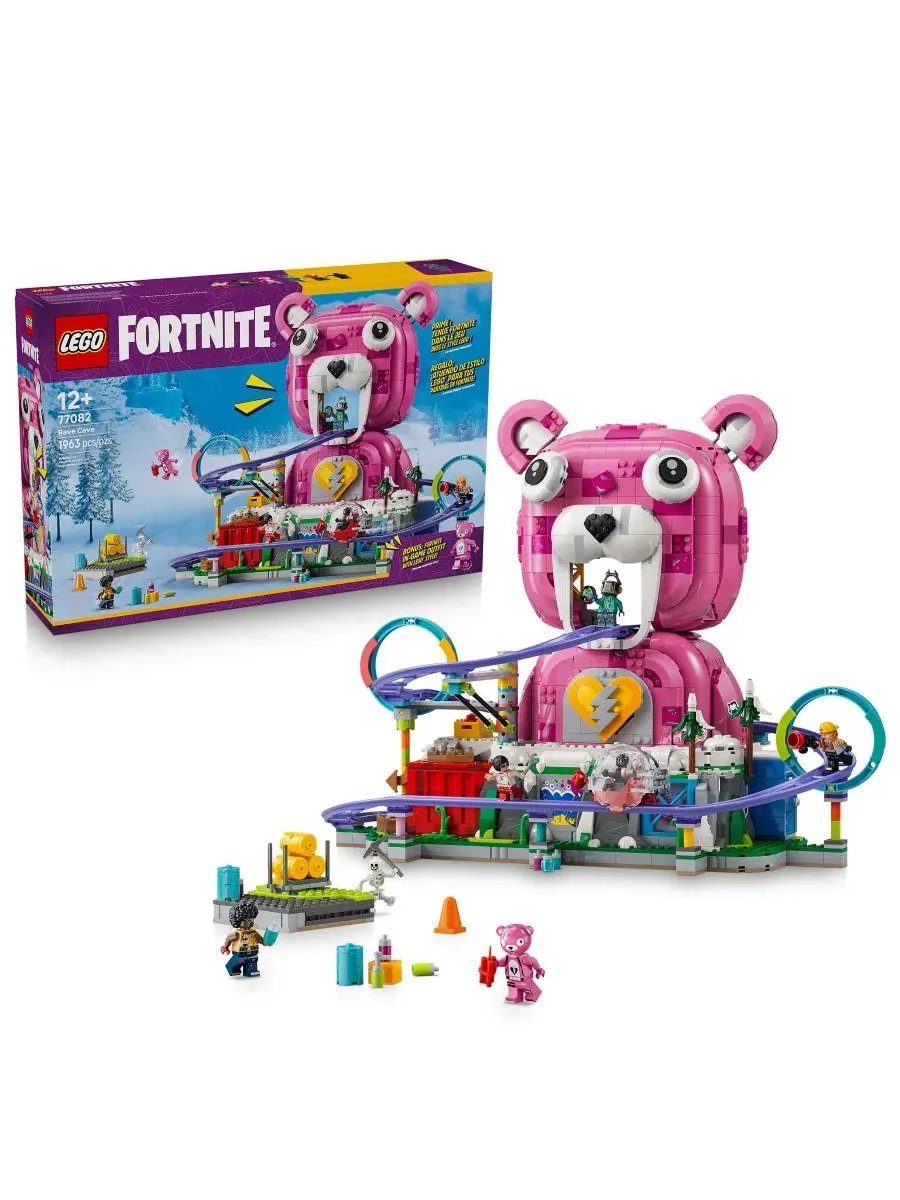 Конструктор LEGO Fortnite Rave Cave 77082, 1963 деталей LEGO