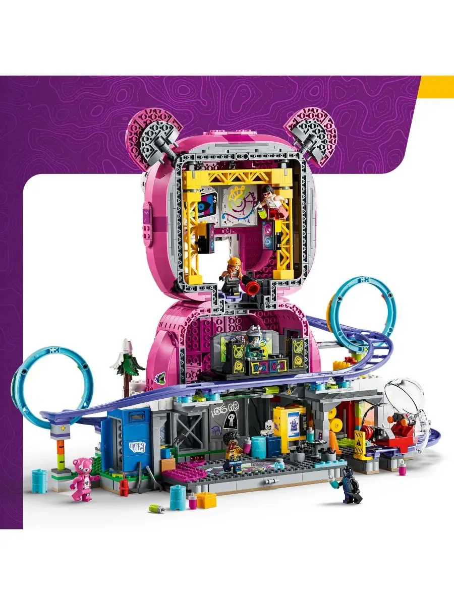 Конструктор LEGO Fortnite Rave Cave 77082, 1963 деталей LEGO — изображение 2 из 6, нет цвета