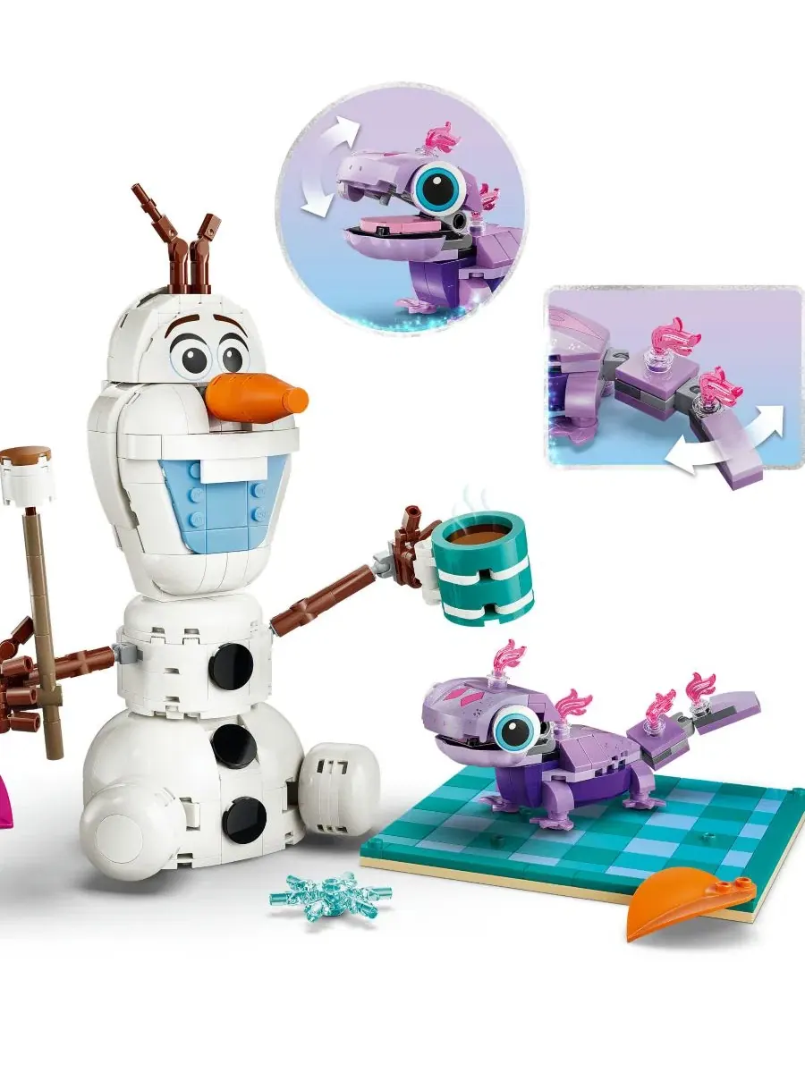Конструктор LEGO Disney Frozen Olaf and Bruni's Picnic Fun Toy 43287 — изображение 5 из 11, мульти