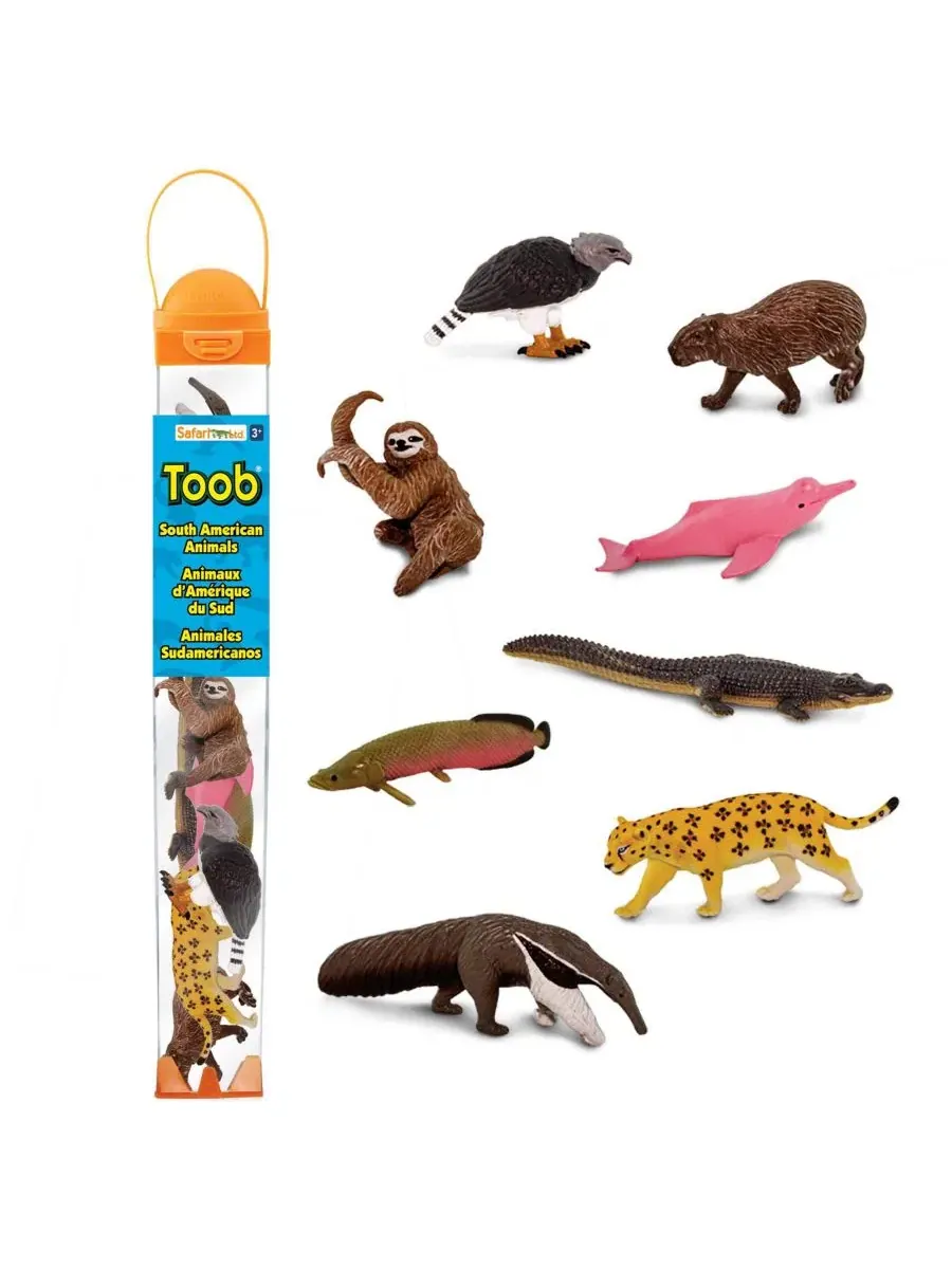 Набор фигурок диких животных Южной Америки Safari Ltd. South American Animals