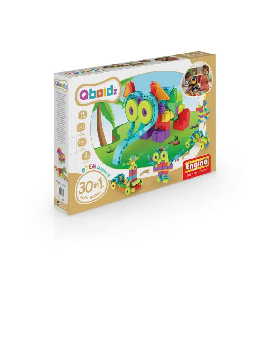 Конструктор Qboidz 30 в 1 Multi Models Elenco — изображение 6 из 6, мульти