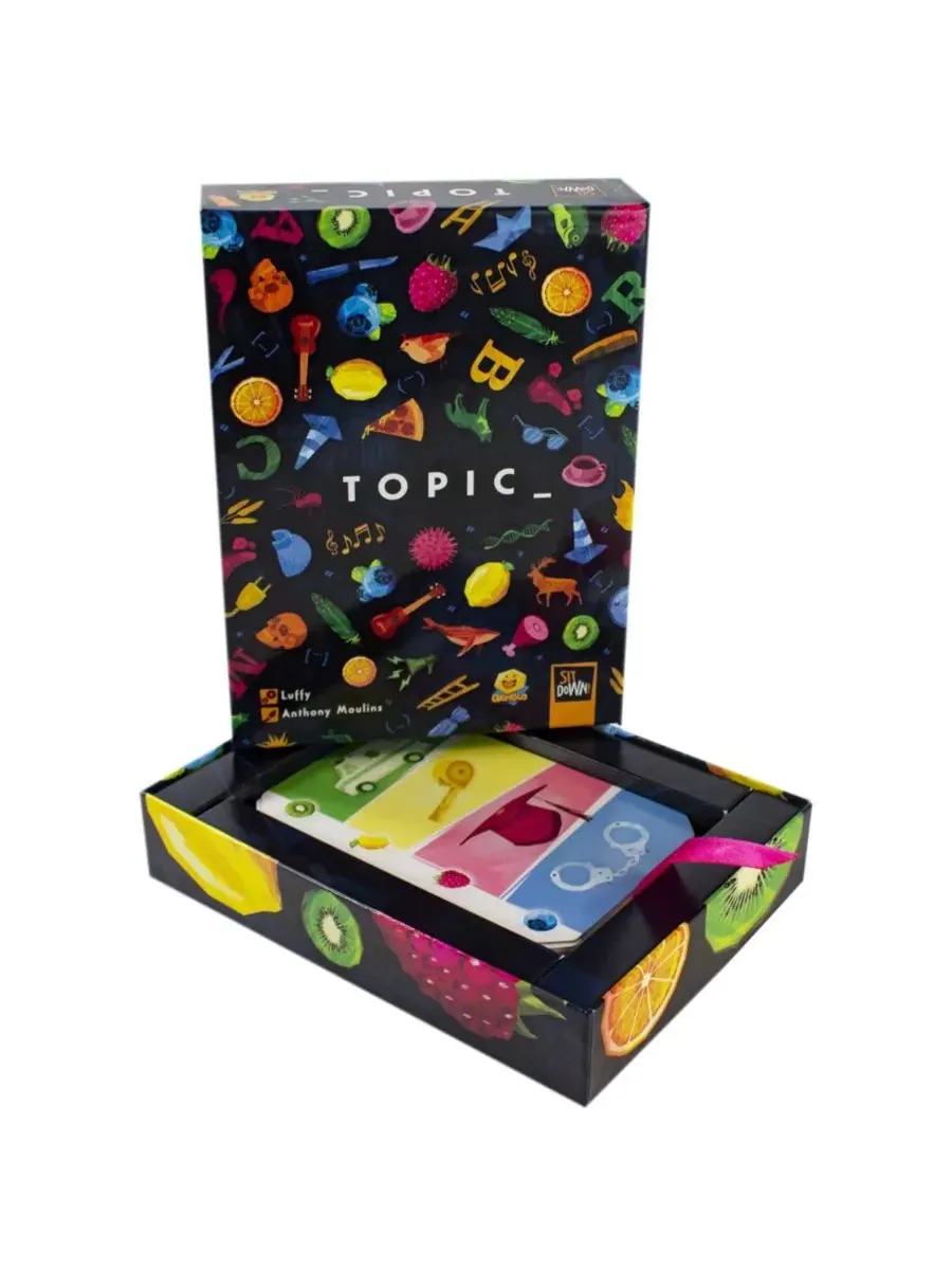 Настольная игра Topic Chaotic Party Word Game Sit Down Games — изображение 3 из 5, мульти