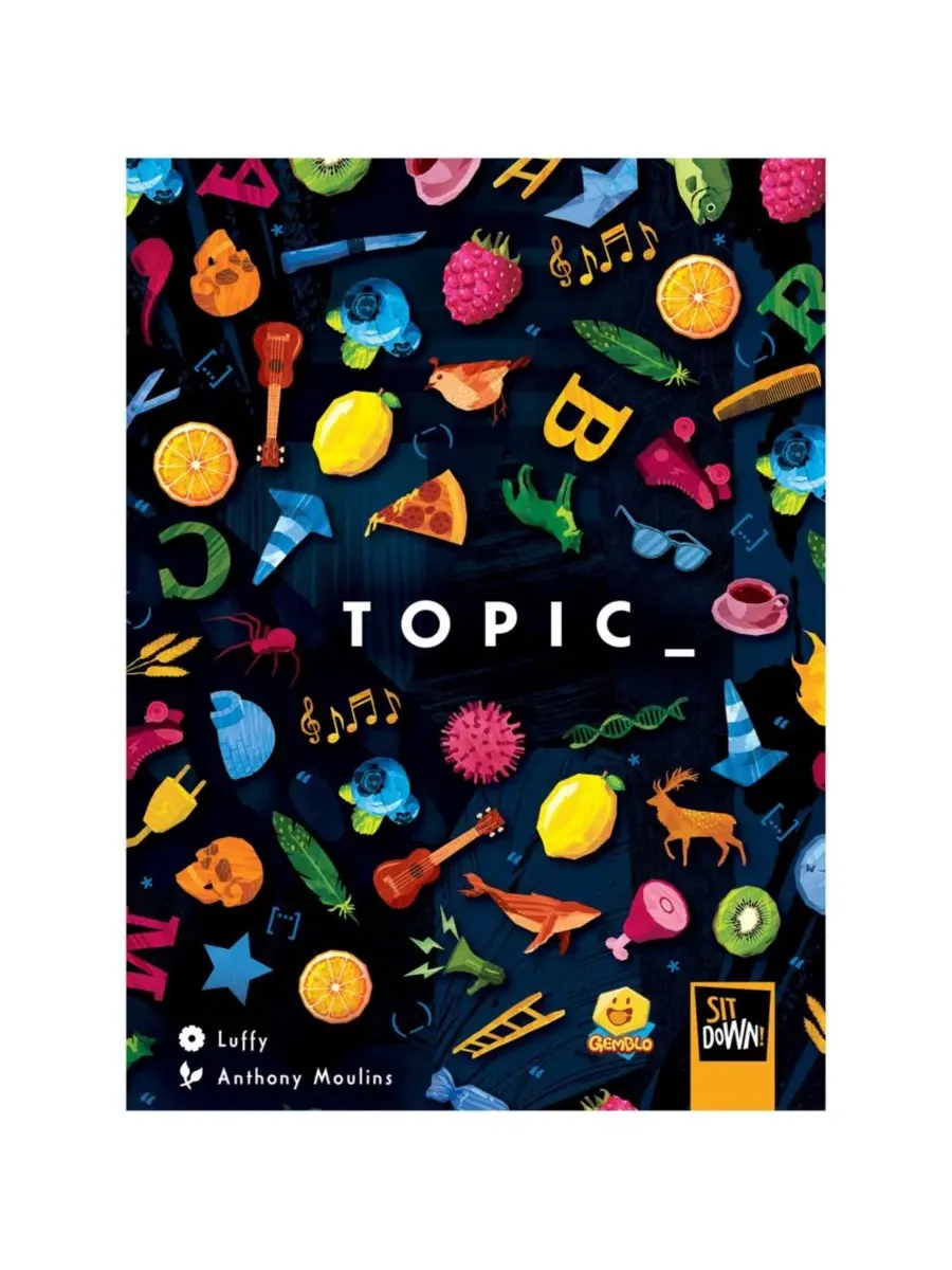 Настольная игра Topic Chaotic Party Word Game Sit Down Games — изображение 5 из 5, мульти