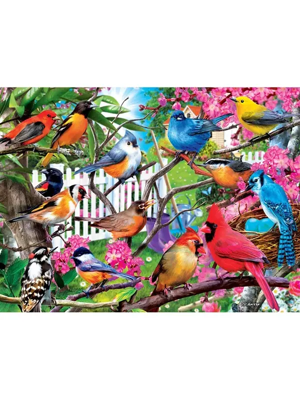 Шедевры Одюбона - спрятанные в ветвях пазлы EZ Grip из 300 деталей Masterpieces Puzzles — изображение 3 из 3, мульти