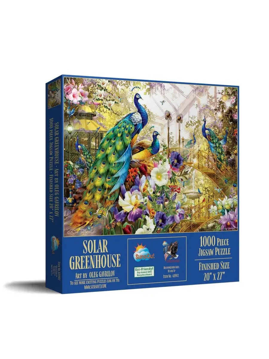 Пазл 1000 элементов Solar Greenhouse SunsOut