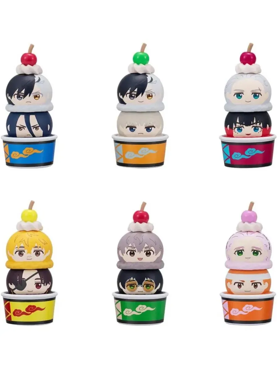 Коллекционная фигурка WIND BREAKER Stack Up and Change (Box/6) Tsumichen Bandai