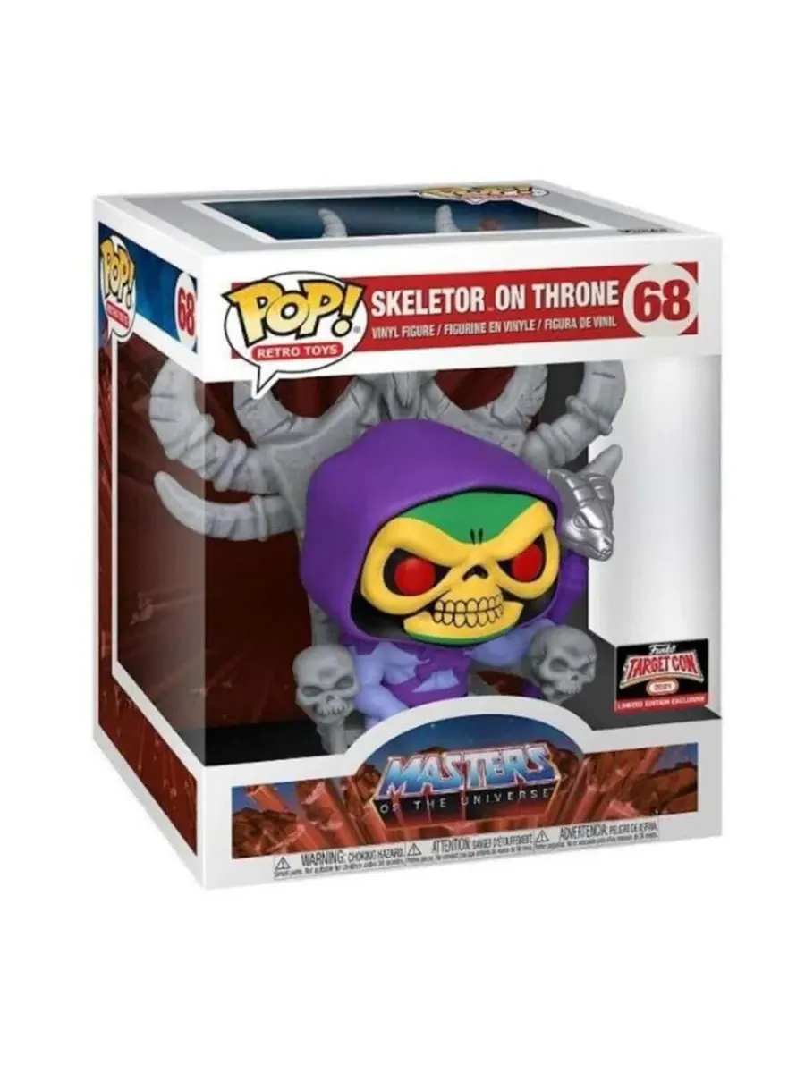 Фигурка Funko POP! Skeleton on Throne, Masters of the Universe Funko — изображение 3 из 3, нет цвета