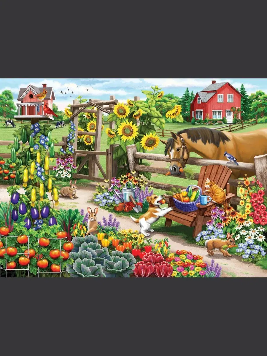 Пазл 1000 элементов с принтом Sharing a Snack SunsOut — изображение 5 из 5, нет цвета