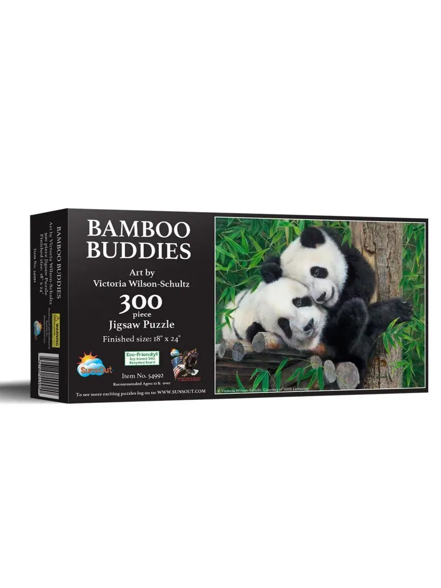 Пазл «Bam Boo Panda Buddies» из 300 деталей для взрослых Sunsout