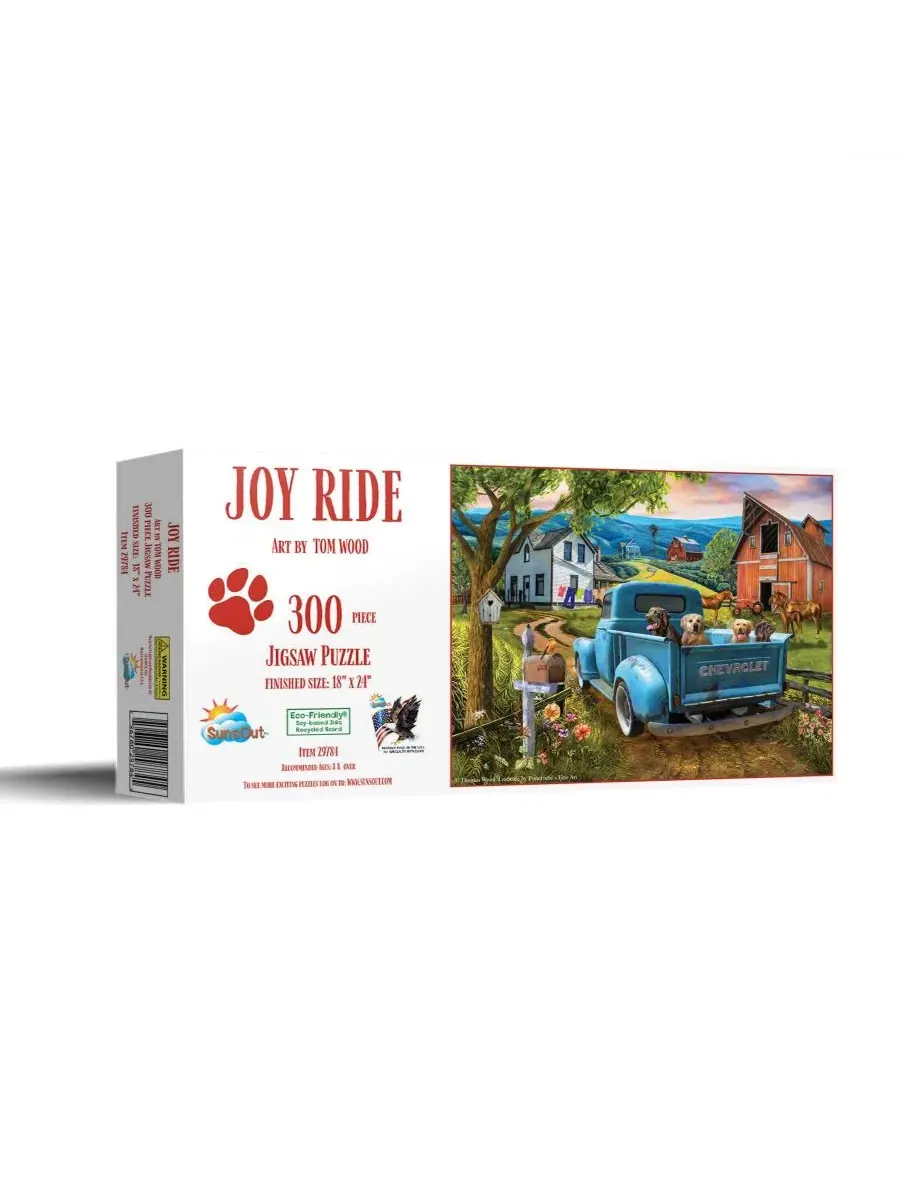 Пазл Joy Ride из 300 деталей для взрослых Sunsout