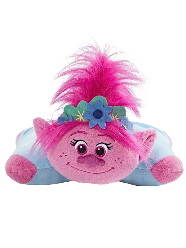 Мягкая игрушка Dreamworks trolls 2 Poppy Sleeptime Lite Pillow Pets — изображение 3 из 4, розовый