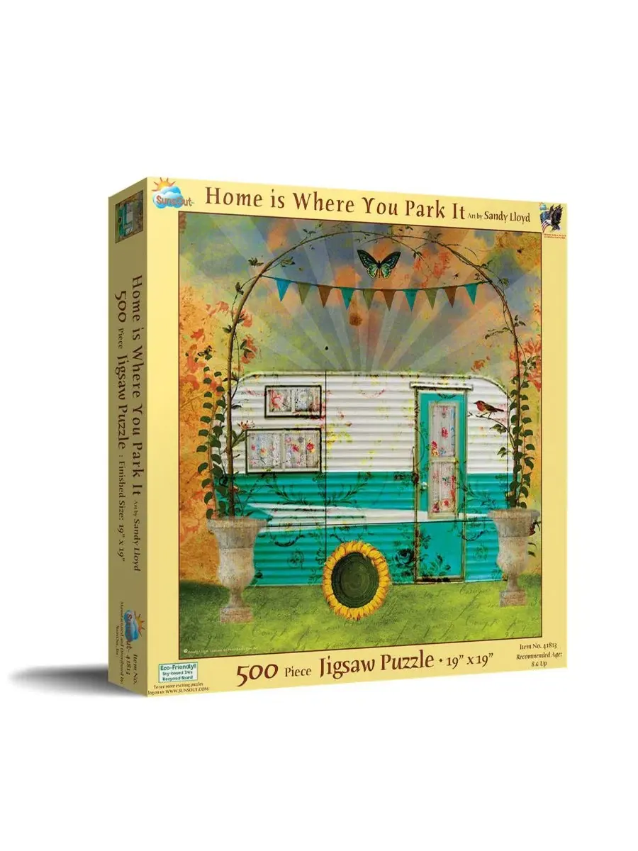 Пазл 500 элементов Home is Where you Park it SunsOut, 48x48 см